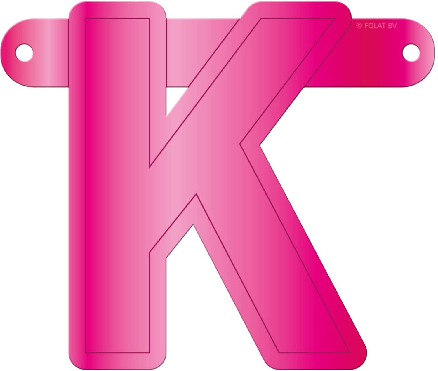 Folat 50100 Banner Letter K:::Magenta