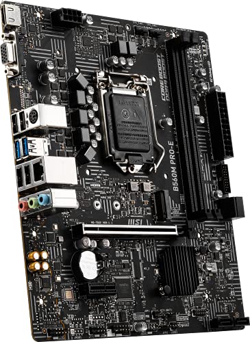 MSI-Placa-Base-para-Juegos-B560M-Pro-E-Micro-ATX-10-a11a-generacion-Intel-Core-LGA-1200-Socket-DDR4-4800-MHz-Ranura-M2-USB-32-Gen-2-Tipo-A-25G-LAN-DPHDMI
