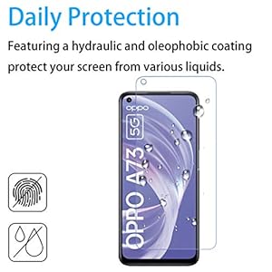 Pellicola Compatibile con OPPO A73 5G Vetro Temperato Pellicola Durezza 9H Senza Bolle AntiGraffio Protettiva - immagine 7