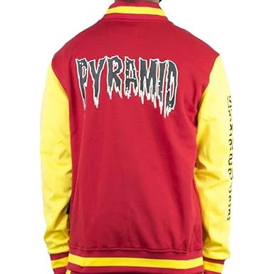 red and black champion jacket