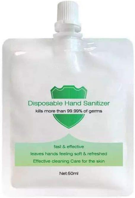Hand Sanitizer Gel for Kitchen Bathroom Office Traveling, Moisturizing Hand Skin Care Waterless Hand Sanitizer, Disposable Liquid Hand Soap
