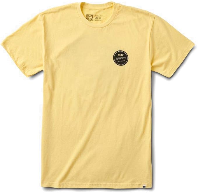 Amazon.com: Reef Motion Tee, Yellow, L: Clothing