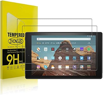 Amazon 2枚入り Fire Hd 10 ガラスフイルム 2019 2017 Fire Hd 10 フィルム 強化ガラス Fire Hd 10 液晶保護フィルム フィルム 3d Touch対応 硬度9h 厚さ0 26 日本硝子素材 気泡ゼロ 飛散防止 高感度 高透過率 衝撃吸収 指紋防止 Fire Hd 10 2枚入り