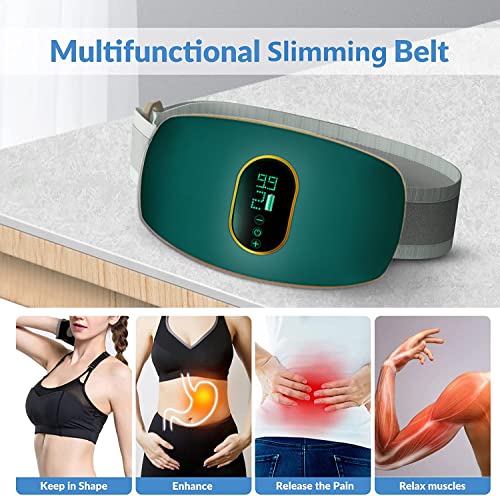 YZJSM Massage Belt, Keep Fit, Adjustable Vibration Massage, Massage Belly Fat, Great Gift for Your Partner, Relieve Fatigue, Portable Belly Massager