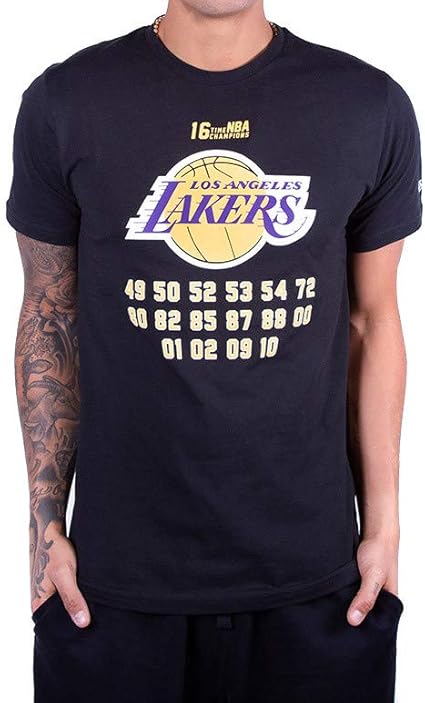 New Era Nba Los Angeles Lakers Team Champion T Shirt Amazon De Bekleidung