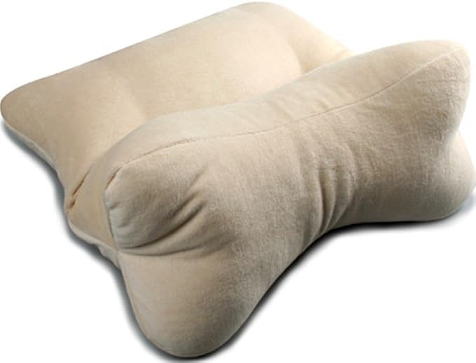 Original Bones 64101 OrthoBone Pillow in Velour, Cream