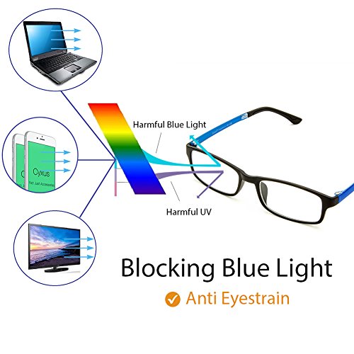 Cyxus-Blue-Light-Blocking-Lightweight-TR90-Glasses-for-Anti-Eye-Strain-Headache-Computer-Use-Eyewear-MenWomen-blue