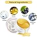 Gold Eye Mask, Collagen Eye Mask, Gold Eye Pads Anti-Aging Hyaluronic Acid Eye Patches for Anti Aging,Dark Circles and Puffiness, Anti Wrinkle, Moisturising,Whitening