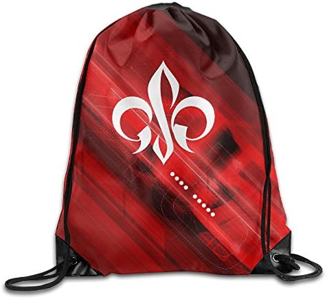 BYDHX Georges St Pierre Logo Drawstring Backpack Bag White