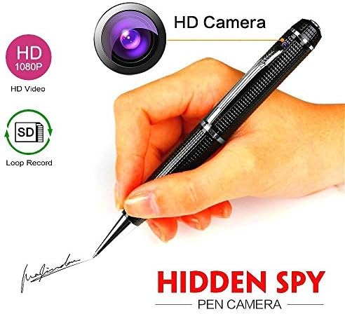 MIIGA Hidden Camera Pen – Wireless Covert Camera Mini Pen Camera HD 1080P,Portable Meeting Video Pen Recorders DVR - Easy to Use