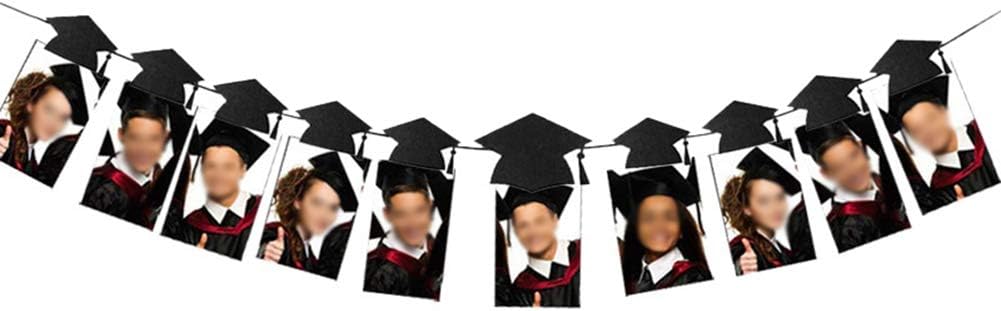 Angmile Graduation Ceremony Party Photo Wall Doctor Hat Flag Graduation Party Decoration Supplies