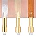 3 Colors Illuminator Highlighter Makeup Sticks Cosmetics Whitening Cream Contour Concealer Sticks Shimmer Foundation Stick Face Cheeks Eye Nose Highlight Concealer Pen，Gold, silver and brown (3 PCS)