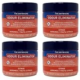 Ozium Gel Smoke & Odor Eliminator - The Original Anywhere Odor Eliminator & Deodorizer, Fresh Citrus Scent for Home, Office, RV and Car Air Freshener 4.5 oz Gel (Pack of 4)