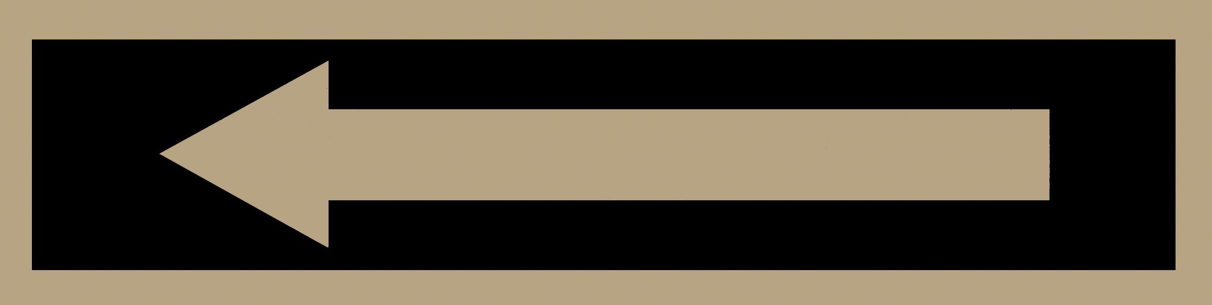 Headline Sign 9364 Self-Stick Sign, Arrow, 2 Inches by 8 Inches