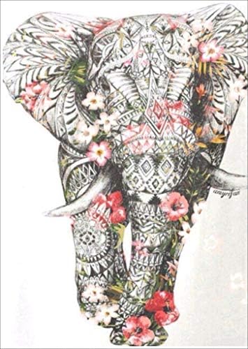 KOTWDQ 5d Diamond Painting Kits for Adults Kids Elephant Full Drill Diamond dotz for Home Wall Decor 12x16inch(Canvas Size)