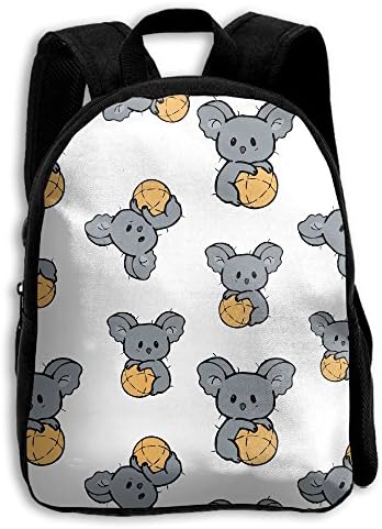 Cute Funny Cartoon Koala Play Ball School Backpack Travel Bags Bookbag For Kids