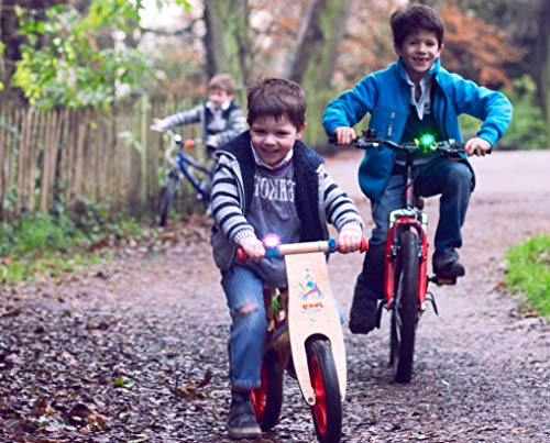 Hornit MINI HORNIT REBU Fun Horn and light gift for kids bike & scooters, Red and Blue - Thumbnail 6