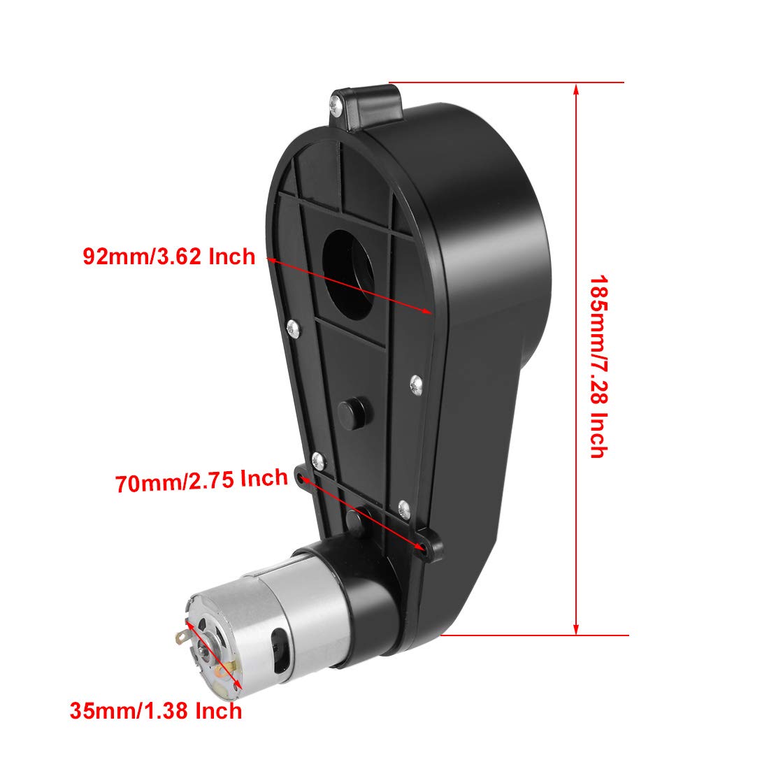 20000/30000 Giri/min 6V12V Auto Elettrica per Bambini 12v Scatola Ingranaggi del Motore, Motore delle Ruote Motrici Scatola Ingranaggi del Motore