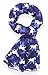 Gorgeous Designer Style Horse Print Scarf, Shawl, Sarong (Blue)