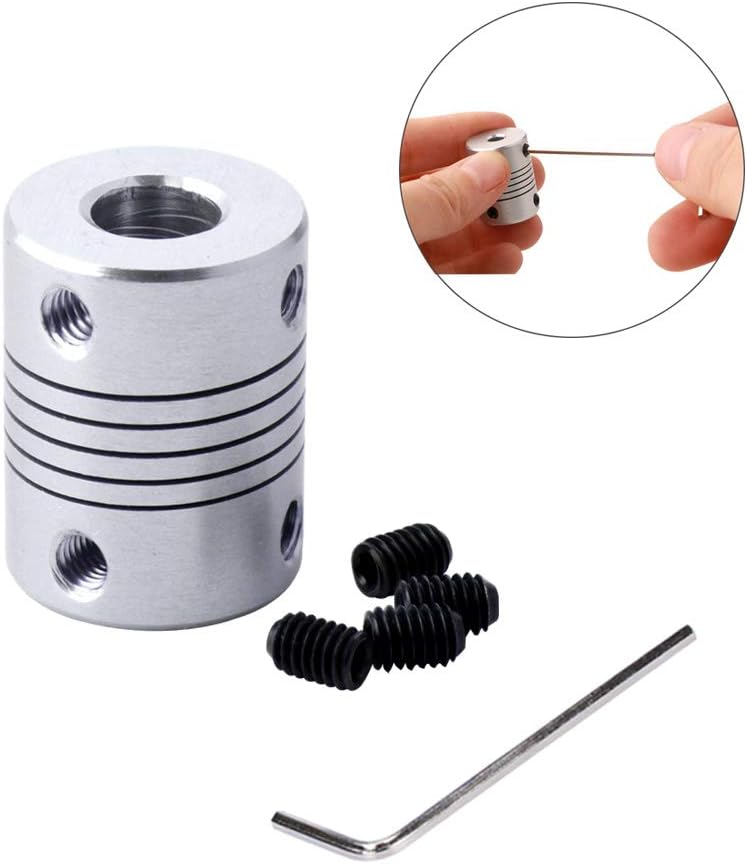 QitinDasen 5 Pieces 3D Printer Aluminum Alloy Flexible Shaft Coupling 5 mm to 8 mm - Image 4