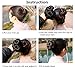 Mtmei Hair Women Curly Chignon Clip in Elastic Fake Hair Bun Updo Hairpiece Extension Accessories Synthetic Hair Style (#2)