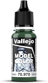 Vallejo Model Color Deep Green 18 ml Self-Leveling Acrylic Paint for Miniatures view 1