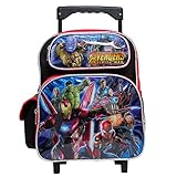 Marvel Avengers Infinity War Black & Red Small Boy's Rolling School Backpack
