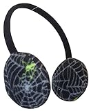 N'Ice Caps Boys Neon Spider Adjustable Earmuffs (One Size, Black/Grey/Neon Green)