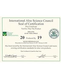 USDA - Spray de Aloe Facial Orgánico - Sin Alcohol - Sin Rociadores ni Irrigación 100% puro Aloe Vera para todos los tipos de piel, incluyendo la combinación - Aloe antienvejecimiento que hidrata, aclara, restaura pH - 4 oz