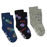 Math, NASA and Rockets Kids Socks, 3-Pack, 0-12