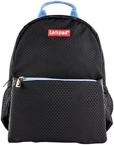 Nylon Black Junior Daypack, Backpack for Boys and Men, By Larkpad