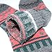 Xuanf 5Pack Womens Vintage Thick Knit Warm Casual Wool Crew Winter Socks,Multicolor (Multicolor-2)