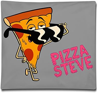 Pillow Cover Cartoon Character Cute Male Sunglasses Pizza Steve Pillow Case Throw Pillows Covers Fashion pillow covers and bed sheets