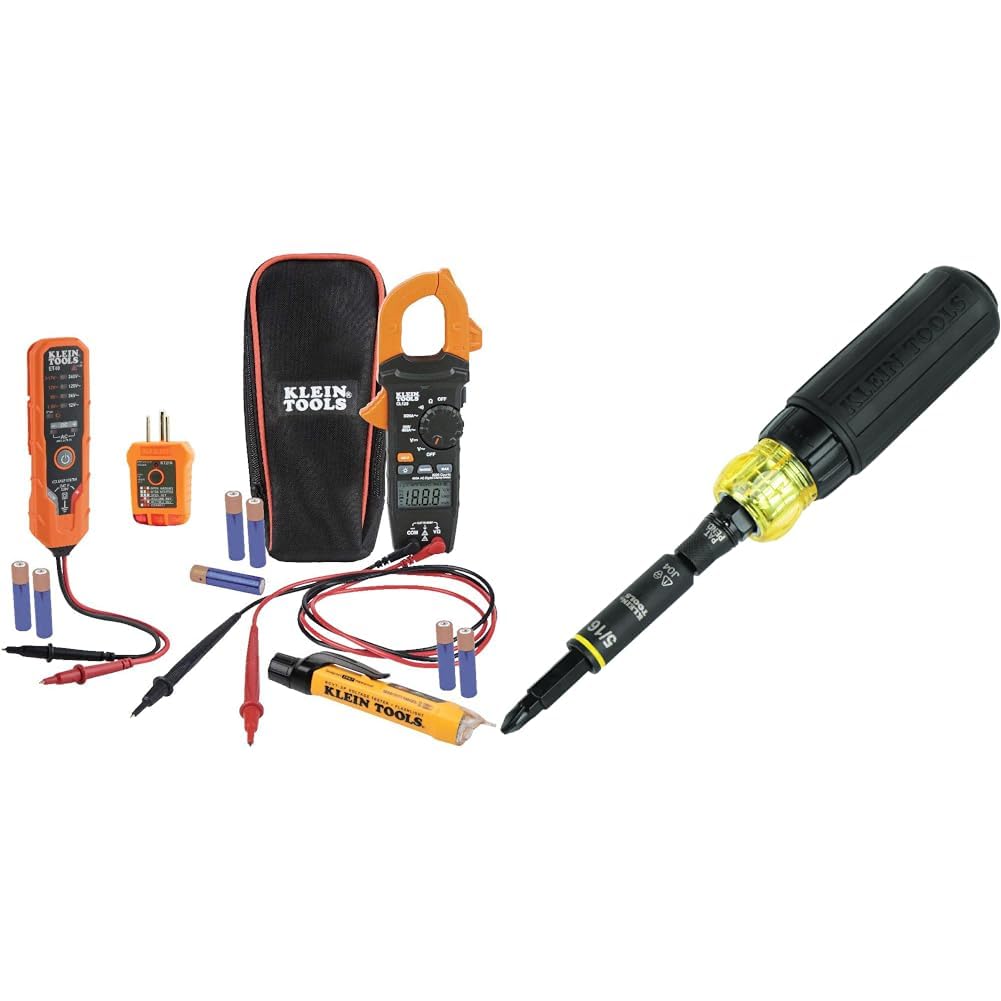 Klein Tools Electrical Test Kit with Clamp Meter, 3