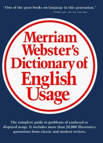 Amazon.com: Merriam-Webster's Concise Dictionary of English Usage