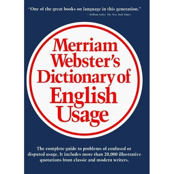 Amazon.com: Merriam-Webster's Concise Dictionary of English Usage