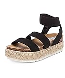 Steve Madden womens Jaklin Flat Sandal, Black, 7 US