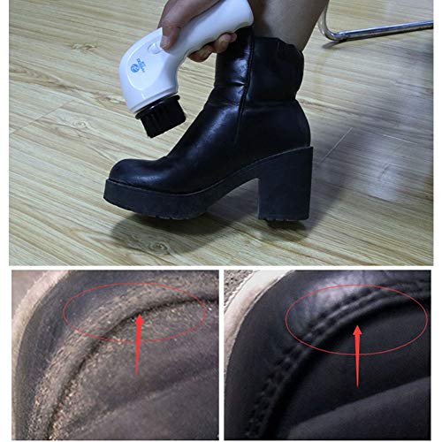 Jlong Handheld Mini Electric Shoe Polisher Electric Shoe Brush Car Interior Cleaning USB Interface