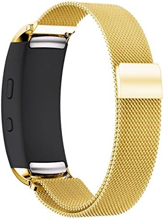 YEFOD For Samsung Gear Fit 2 Pro/Gear Fit 2 Strap Metal Band, Milanese Stainless Steel Magnet Lock Replacemant Wristband Bracelet Watch Band Strap for Samsung Gear Fit 2 Pro and Gear Fit 2