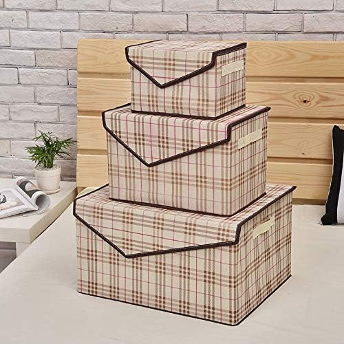 Caja de almacenamiento de ropa interior no tejida plegable caja de