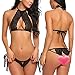 Avidlove Women 2 Piece Lingerie Sets,Bralette Bra and Panty Set,Lace Teddy Bodysuit Black S