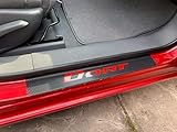 SENYAZON Dart Sticker Door Threshold Plate Door Entry Guard for Dodge Dart Car Accessories (Red)