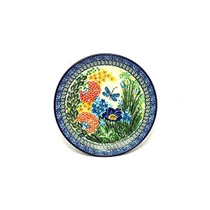 Polish Pottery Plate – Salad/Dessert (7 3/4″) – Unikat Signature U4612