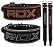RDX Cow Hide Leather Gym Weight Lifting Belt Training Nubuck Powerlifting Back Support Fitness Bodybuilding