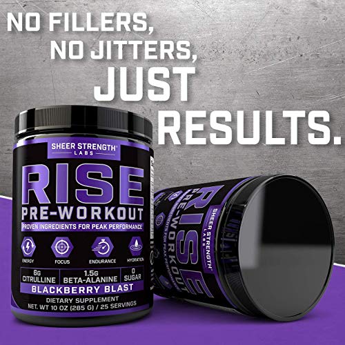 Rise Pre Workout Powder Supplement Science Backed Pre Workout for Men