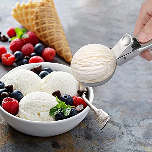 HMBGSFD, Large Ice Cream Scoop, Premium Stainless Steel Ice Cream