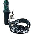 RSBYE Hookah Tips Resin Hookah Mouth tips Silicon Universal Resuable Hookah Mouth Premium Shisha Hose Mouth Accessories with Adjustable Leather Lanyard (Green and Black)