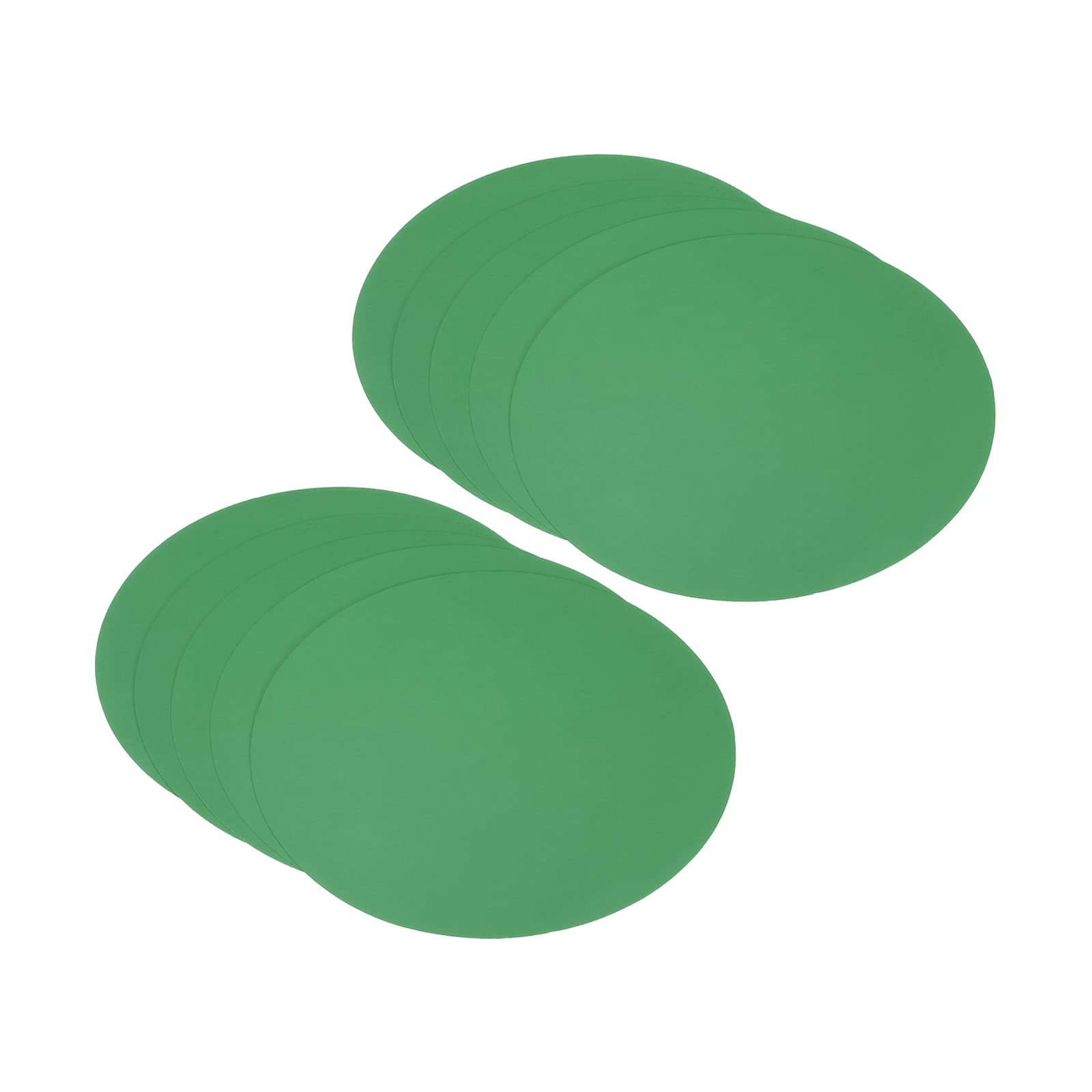 PATIKIL 6.7-inch Round Cardboard Paper, 50 Pcs Blank Disc Circles Slices for Party Decorations DIY Craft Arts Drawing Painting Writing, Green