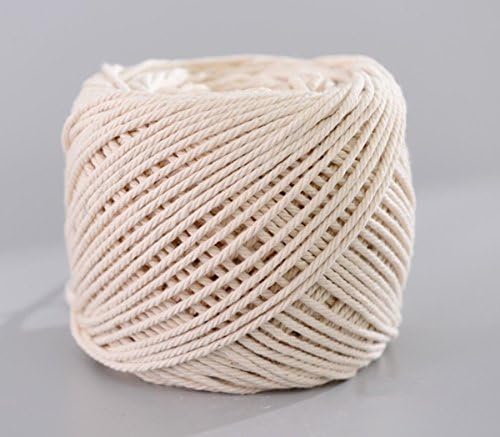 Macrame Supplies 3mm Cotton Cord,Best for Plant Hanger Wall Hanging Craft Making,3mm Twine String for Crafts by Stillness Crafts (3mm x 500m)