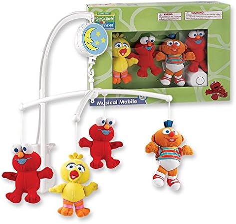 SESAME STREET Baby Crib Musical Mobile 